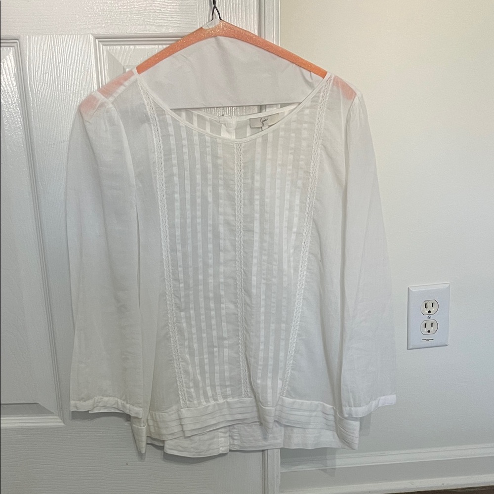 Joie button back cotton blouse